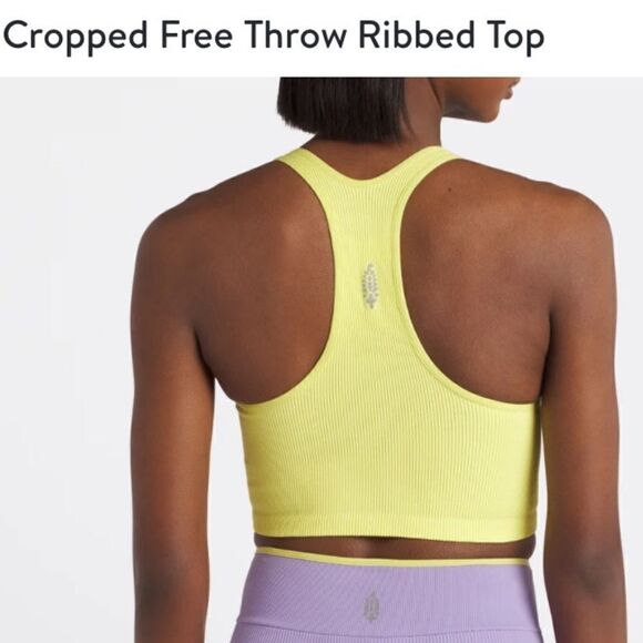 Free people NWT Sz XS epic yellow top - Picture 3 of 9